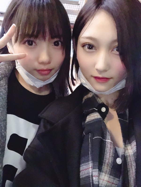 2019年1月斎藤京子と志田愛佳